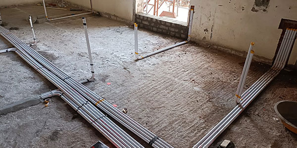 Flooring, Electrical, and Plumbing Works
